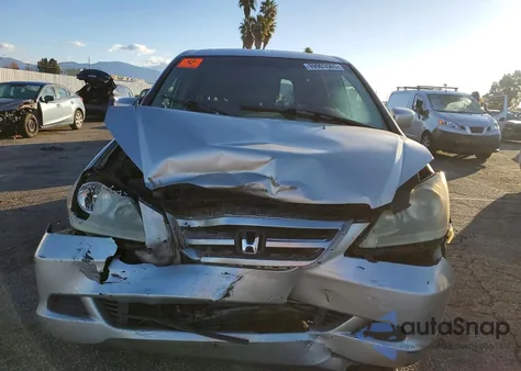 2005 Honda Odyssey Ex z USA, uszkodzony, nr VIN 5FNRL38435B077686